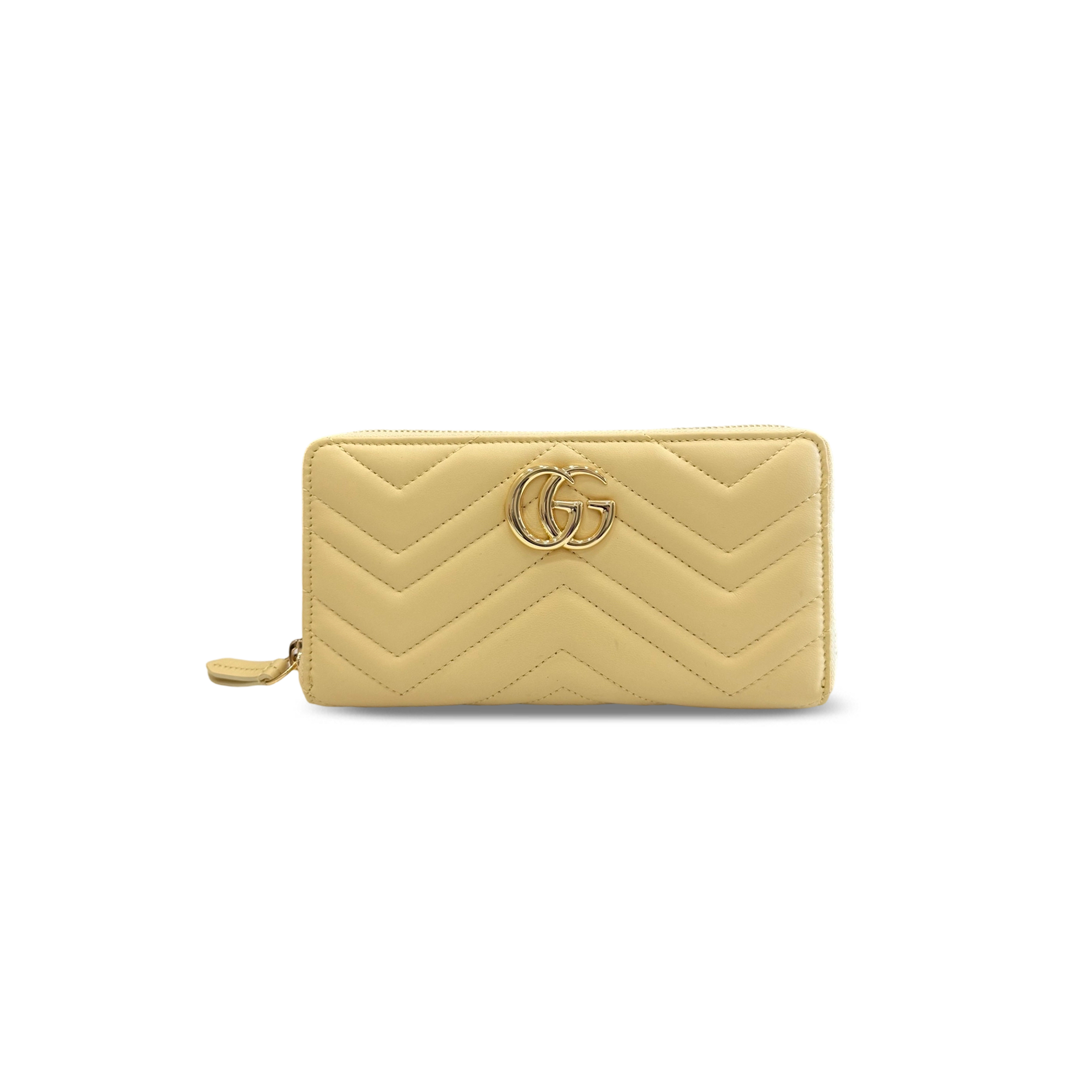 GUCCI GG MARMONT ZIP AROUND WALLET 443123 (19*10.5*2cm)